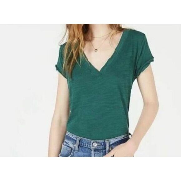 Free People Sundance Tee Shadow Green Size X-Small XS T-SHIRT - Picture 2 of 8